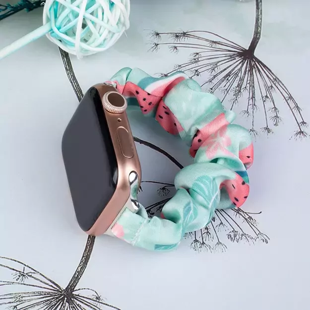 Fabric band for Apple Watch 42 / 44 / 45 mm strap bracelet rubber band - watermelon 11