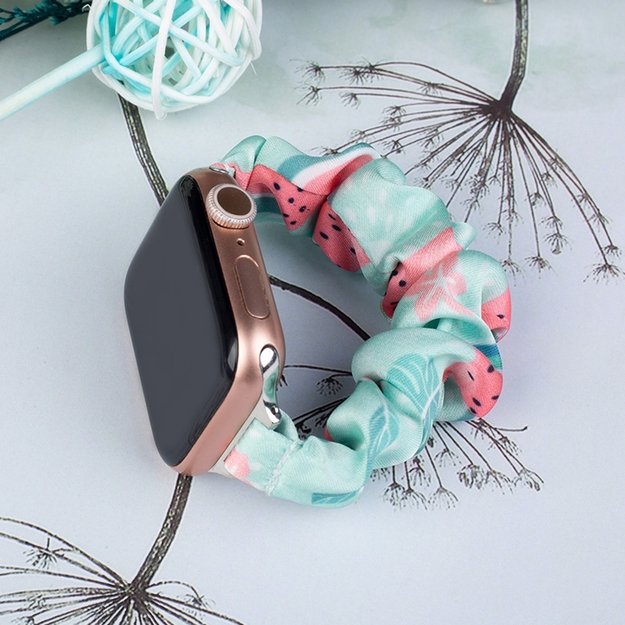 Fabric band for Apple Watch 42 / 44 / 45 mm strap bracelet rubber band - watermelon 1