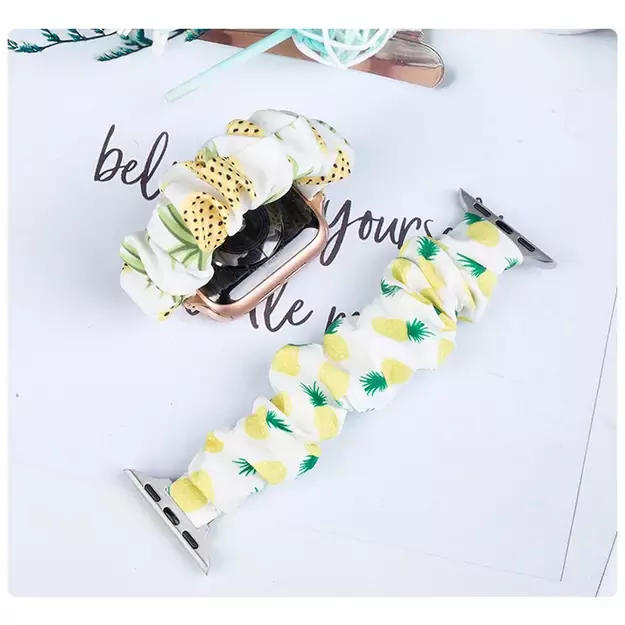 Fabric band for Apple Watch 42 / 44 / 45 mm strap bracelet rubber band - watermelon 14