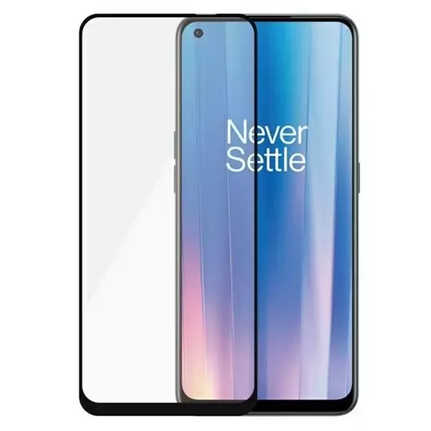 PanzerGlass E2E Super+ tempered glass on OnePlus Nord CE 2 - with black frame 1