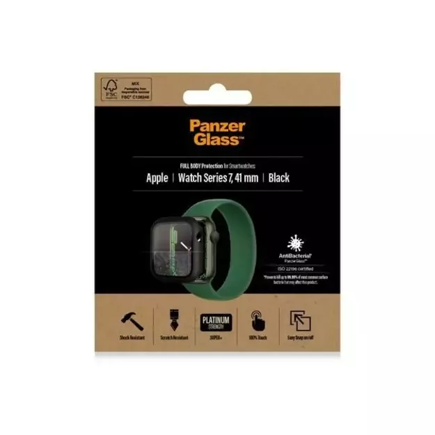 PanzerGlass Full Body Case for Apple Watch 7 41mm - Black 4