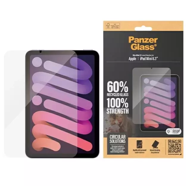 PanzerGlass Ultra-Wide Fit tempered glass for iPad mini 8.3&quot  2024