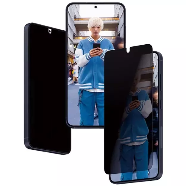 PanzerGlass Ultra-Wide Fit Privacy Tempered Glass with Positioner for Samsung Galaxy S24 1
