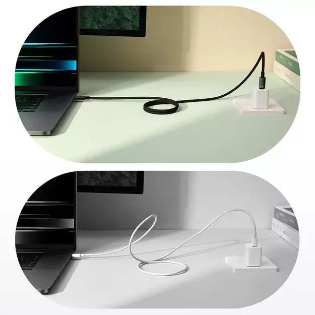 Baseus Tungsten Gold magnetic USB-C / USB-C cable 100W 1m - black 5