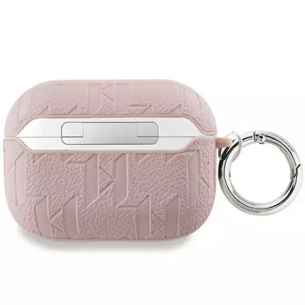 Karl Lagerfeld Monogram Karl &amp  Choupette Head case for AirPods Pro 2 - pink 4