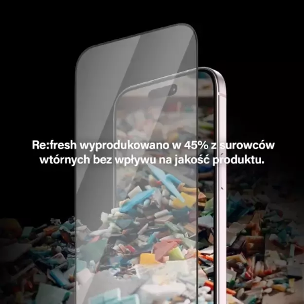 PanzerGlass Re:fresh Glass for iPhone 15 with positioner 16