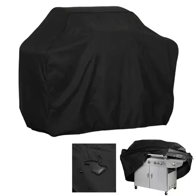 Waterproof grill cover, bicycle cover, bike cover, garden furniture cover, XXL cover, black 2