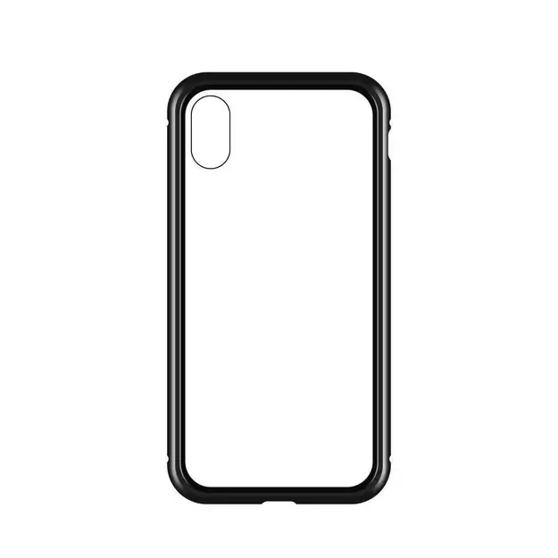 Wozinsky Full Magnetic Case Full Body Front and Back Cover with built-in glass for Samsung Galaxy A72 4G black-transparent 27