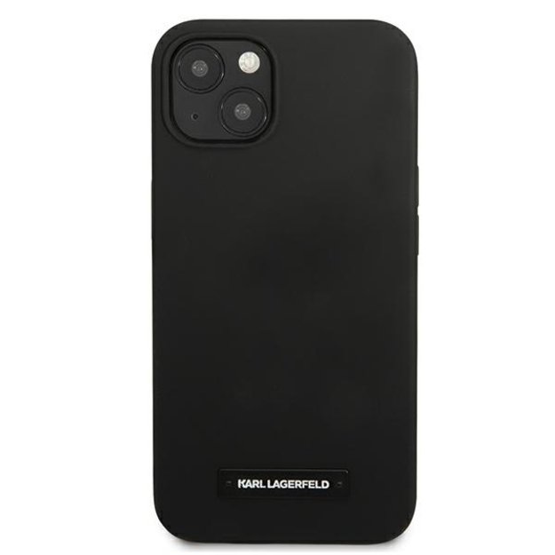 Karl Lagerfeld KLHCP13MSLMP1K iPhone 13 6,1  hardcase czarny/black Silicone Plaque 9