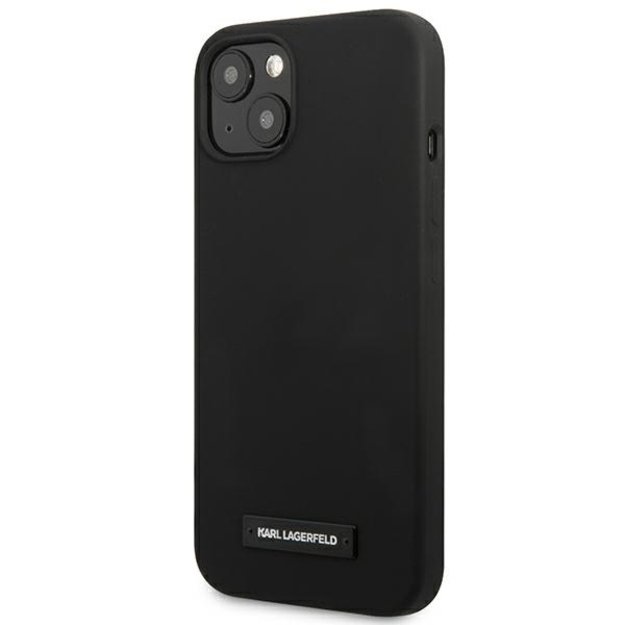 Karl Lagerfeld KLHCP13MSLMP1K iPhone 13 6,1  hardcase czarny/black Silicone Plaque 8