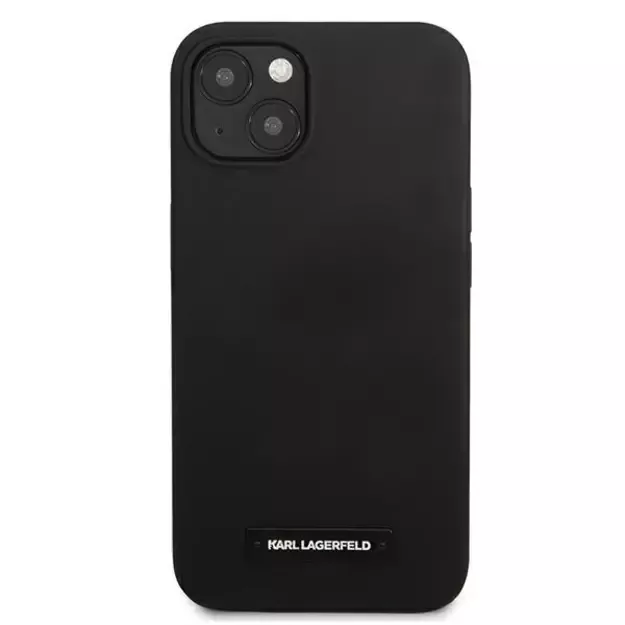 Karl Lagerfeld KLHCP13MSLMP1K iPhone 13 6,1  hardcase czarny/black Silicone Plaque 2