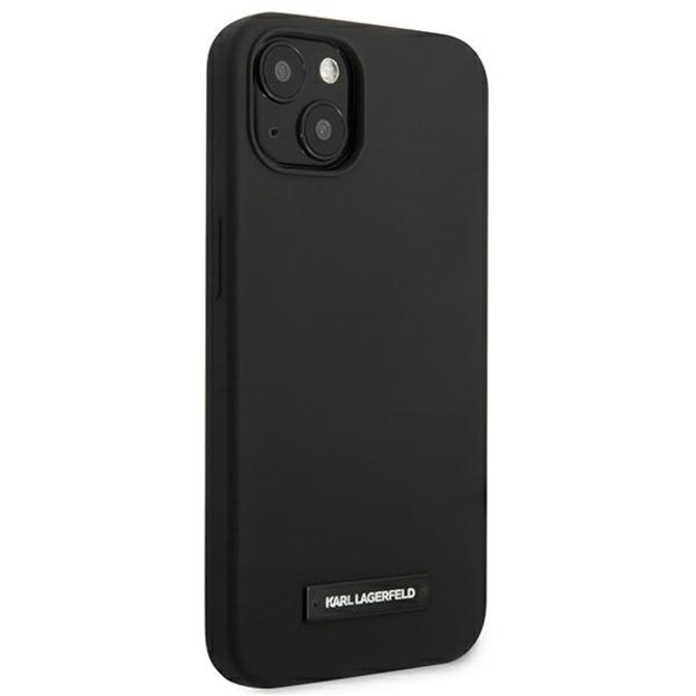 Karl Lagerfeld KLHCP13MSLMP1K iPhone 13 6,1  hardcase czarny/black Silicone Plaque 10