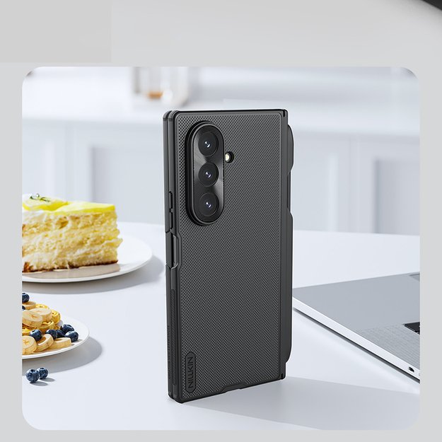 Etui Nillkin Super Frosted Shield Fold Magnetic na Samsung Galaxy Z Fold 7 kompatybilne z MagSafe - czarne 18