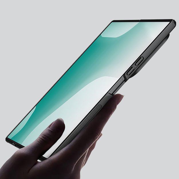 Etui Nillkin Super Frosted Shield Fold Magnetic na Samsung Galaxy Z Fold 7 kompatybilne z MagSafe - czarne 15