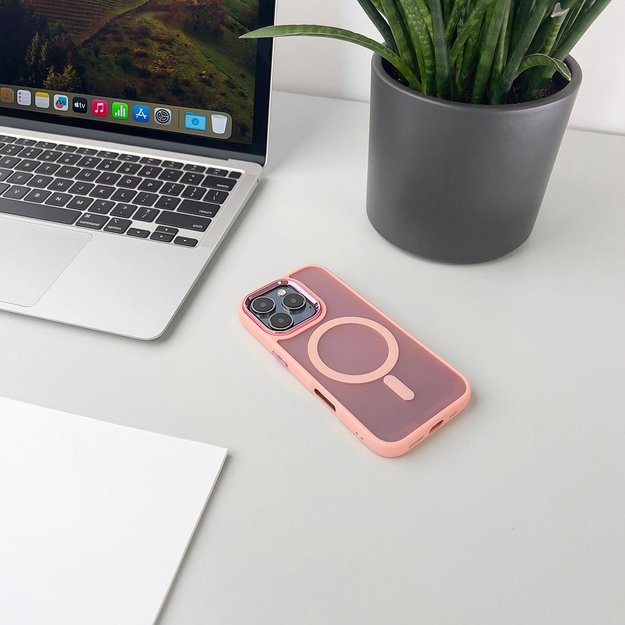 Fashion Case compatible with MagSafe for iPhone 17 Pro - pink 5