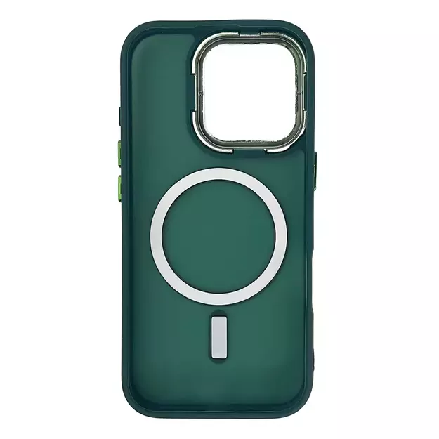 Magnetic Collection MagSafe iPhone 16 Pro Case - Dark Green 7