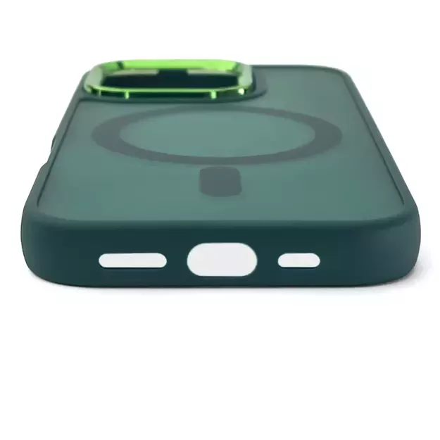 Magnetic Collection MagSafe iPhone 16 Pro Case - Dark Green 10
