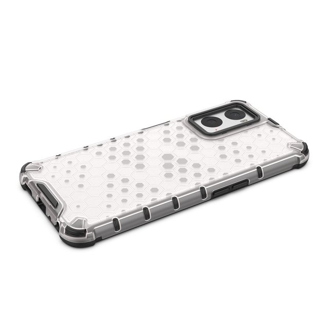 Honeycomb case armored cover with gel frame Oppo A76 / Oppo A36 / Realme 9i transparent 21