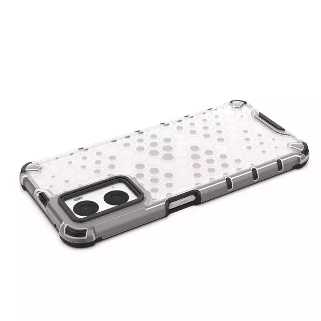 Honeycomb case armored cover with gel frame Oppo A76 / Oppo A36 / Realme 9i transparent 20