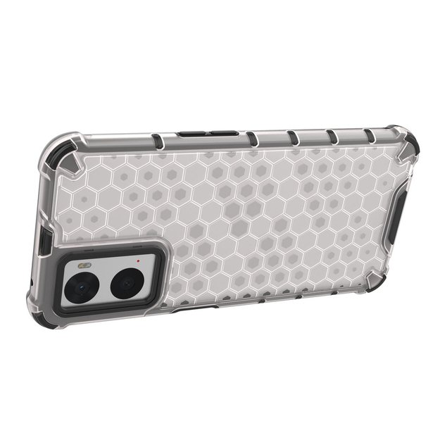 Honeycomb case armored cover with gel frame Oppo A76 / Oppo A36 / Realme 9i transparent 29