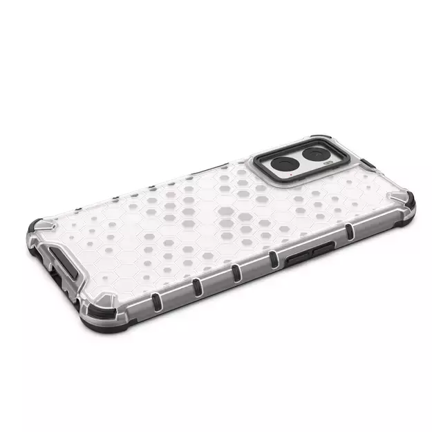 Honeycomb case armored cover with gel frame Oppo A76 / Oppo A36 / Realme 9i transparent 18