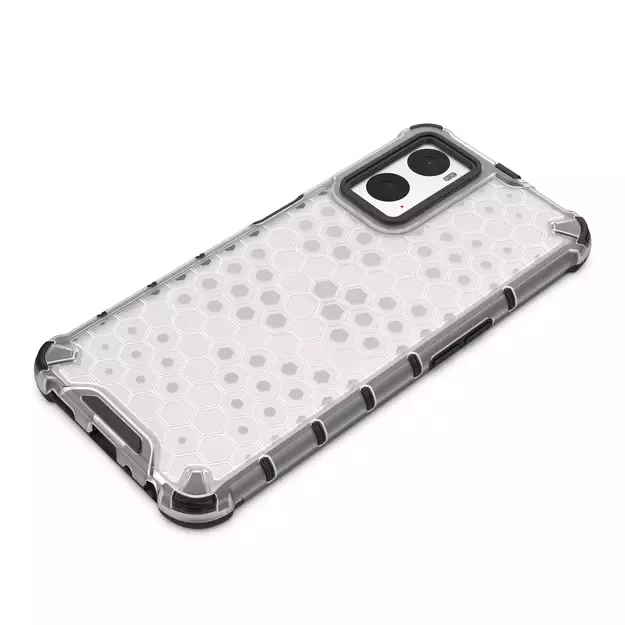 Honeycomb case armored cover with gel frame Oppo A76 / Oppo A36 / Realme 9i transparent 2