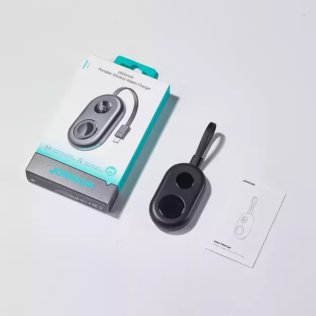 Joyroom JR-W09 3W Wireless Charging Power Bank with USB-C Cable for Apple Watch - Black 4