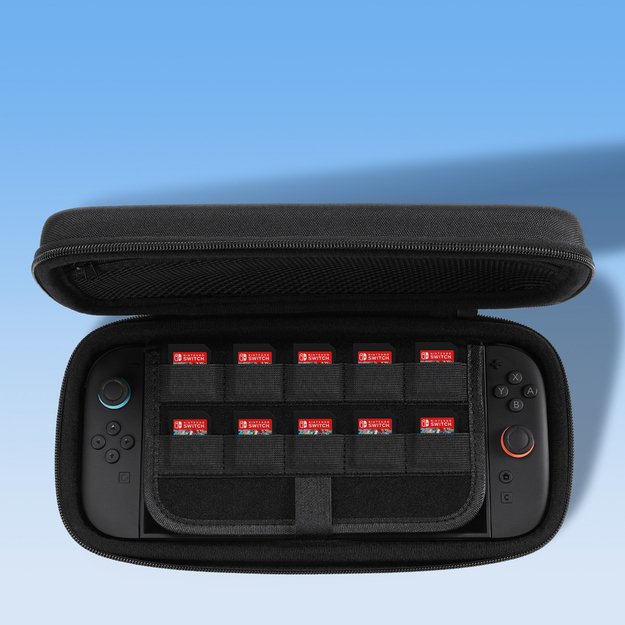 Dux Ducis Nintendo Switch 2 Case with Handle and Game Compartments - Black 7
