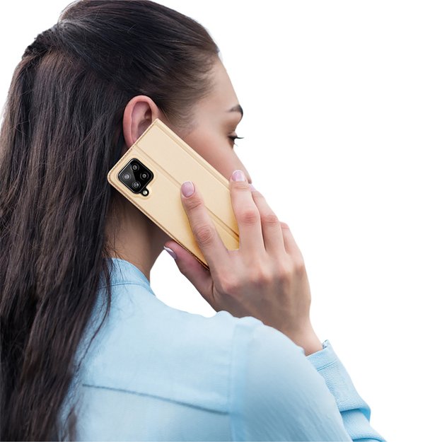Dux Ducis Skin Pro Bookcase type case for Samsung Galaxy A22 4G golden 17