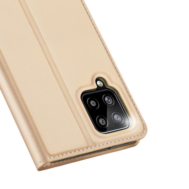 Dux Ducis Skin Pro Bookcase type case for Samsung Galaxy A22 4G golden 11