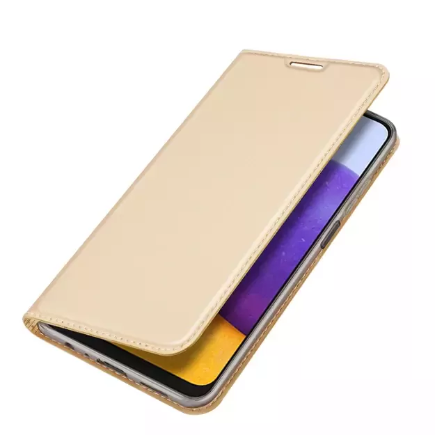 Dux Ducis Skin Pro Bookcase type case for Samsung Galaxy A22 4G golden 3