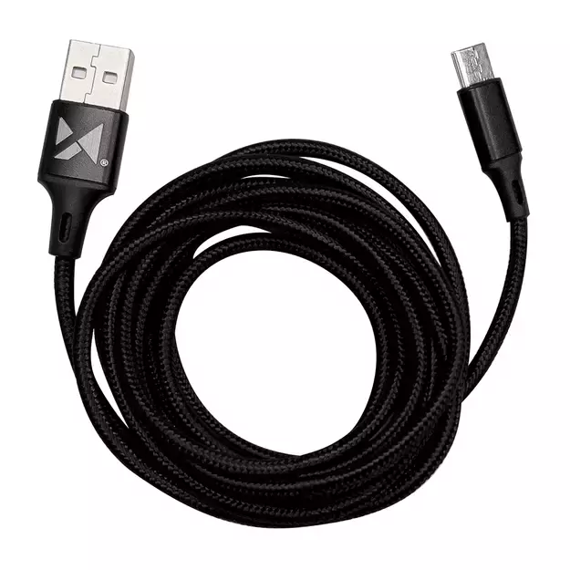 Wozinsky cable USB - USB Type C 2,4A 2m black(WUC-C2B) 5