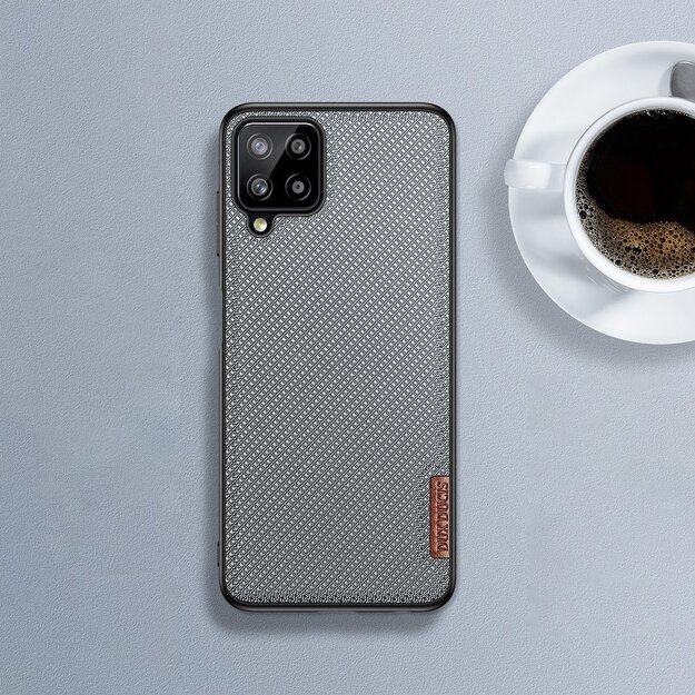 Dux Ducis Fino case covered with nylon material for Samsung Galaxy A22 4G black 28