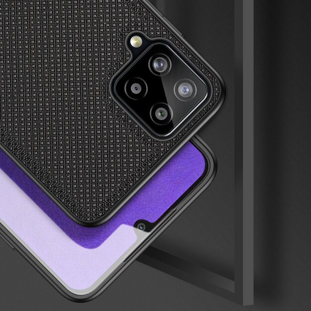 Dux Ducis Fino case covered with nylon material for Samsung Galaxy A22 4G black 20