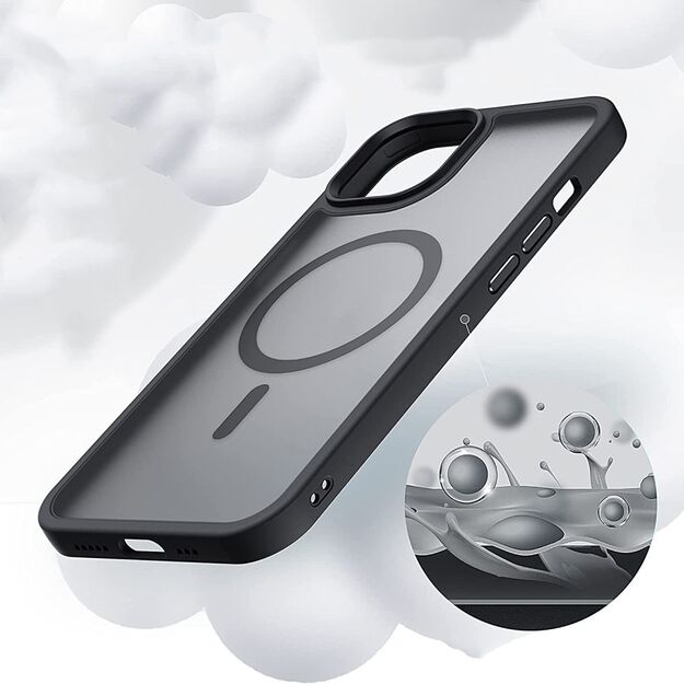 Tech-Protect MagMat MagSafe iPhone 13 Pro Case - Matte Black 4
