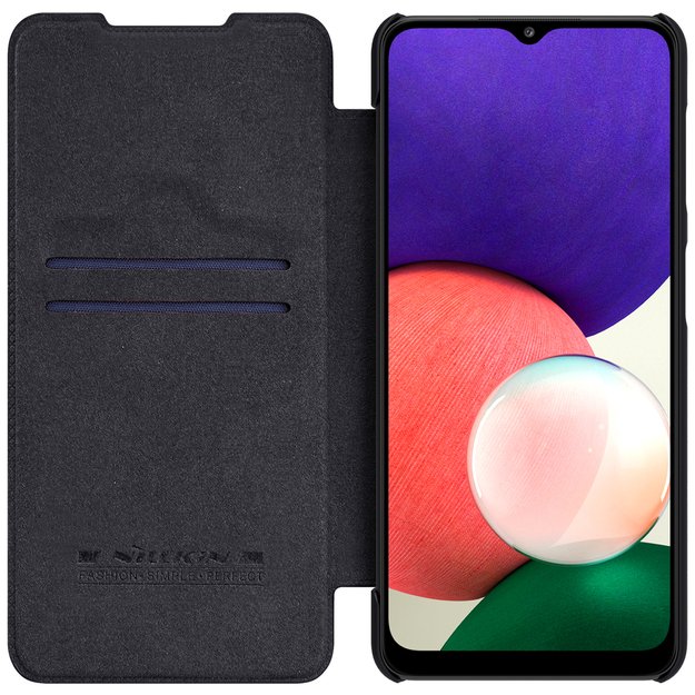 Nillkin Qin leather holster case for Samsung Galaxy A22 4G black 23