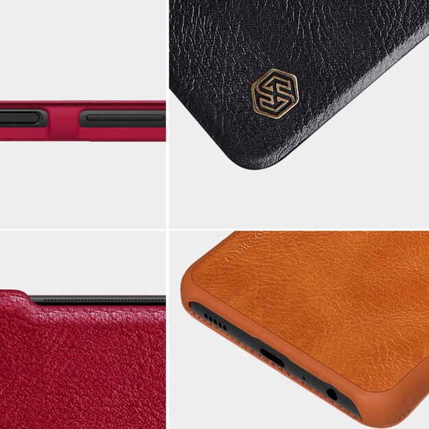 Nillkin Qin leather holster case for Samsung Galaxy A22 4G black 3