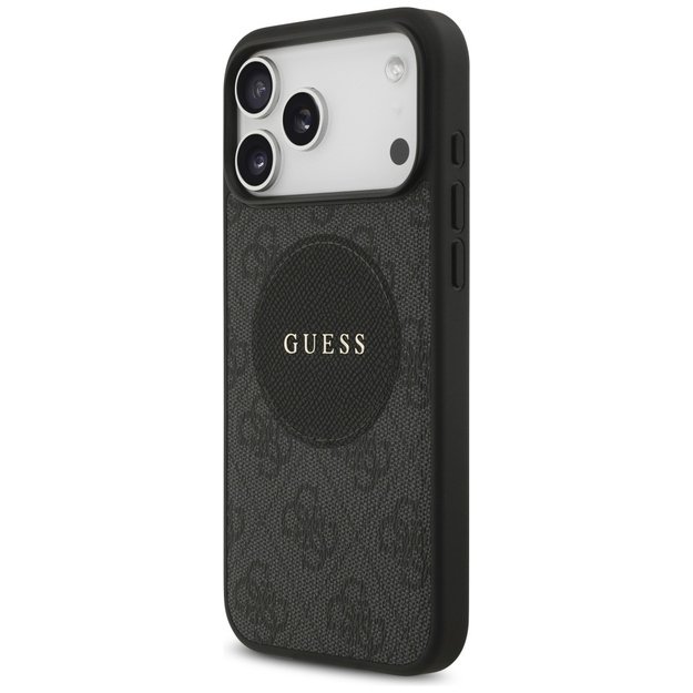 Guess 4G Circle Classic Logo MagSafe case for iPhone 17 Pro Max - black 1