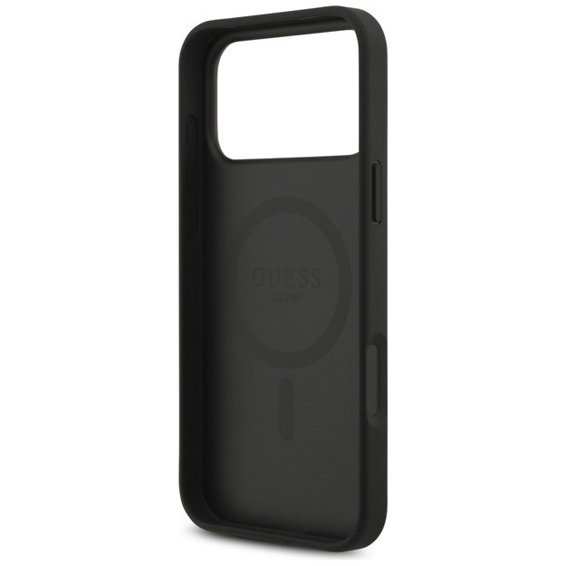 Guess 4G Circle Classic Logo MagSafe case for iPhone 17 Pro Max - black 6