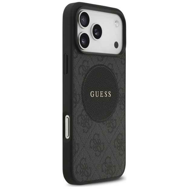 Guess 4G Circle Classic Logo MagSafe case for iPhone 17 Pro Max - black 3