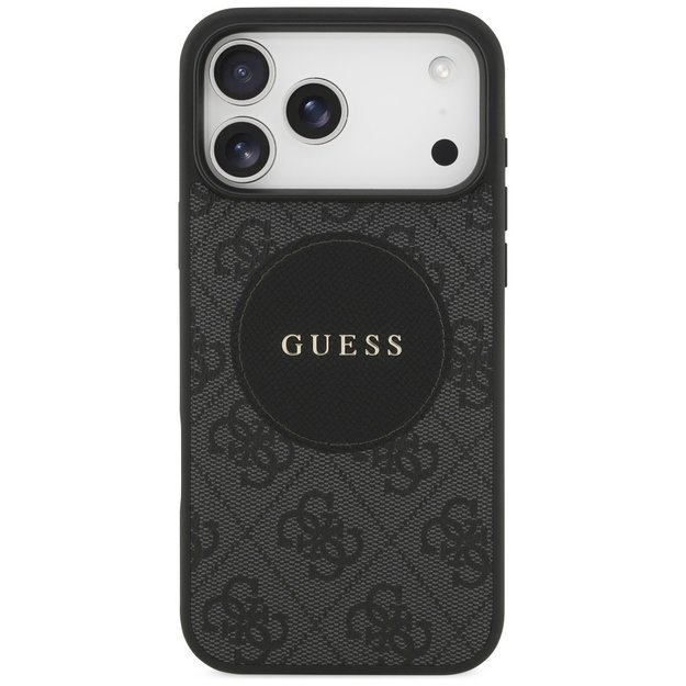 Guess 4G Circle Classic Logo MagSafe case for iPhone 17 Pro Max - black 2