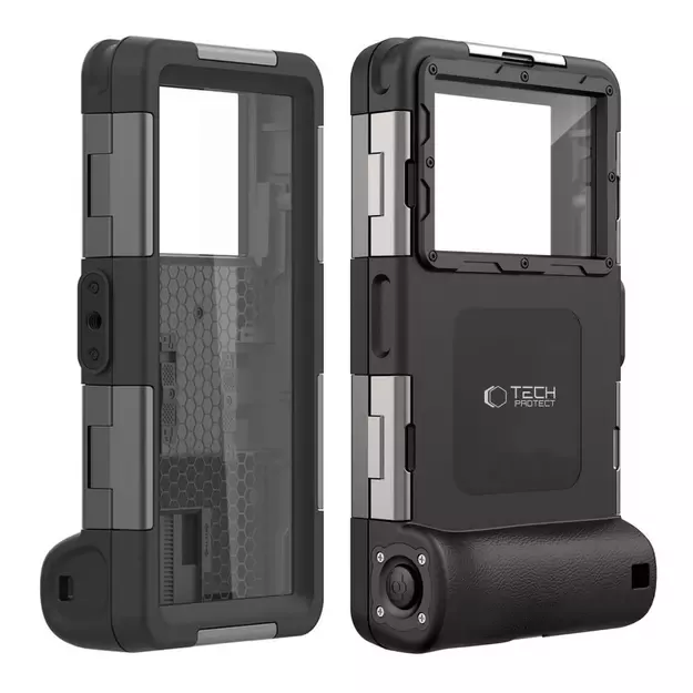 Tech-Protect Waterproof Case IPX8 for 4.7-6.7&quot  Smartphones - Black 10
