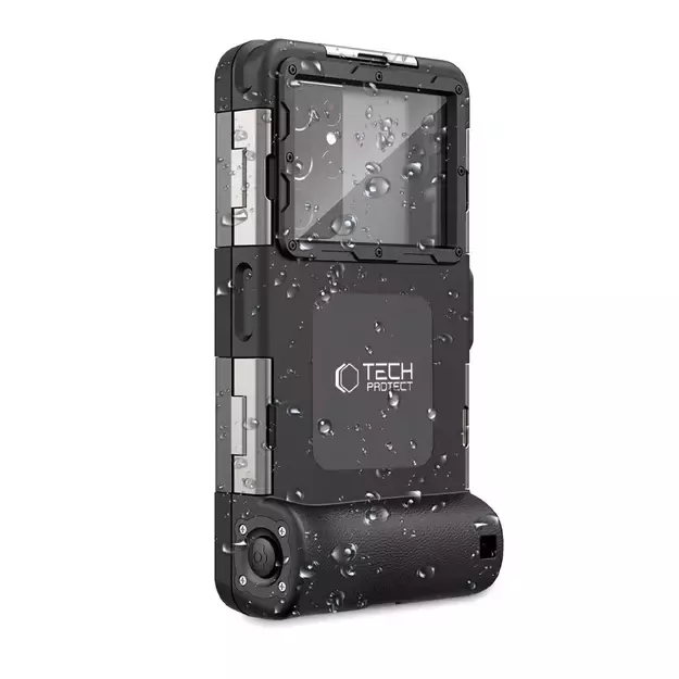 Tech-Protect Waterproof Case IPX8 for 4.7-6.7&quot  Smartphones - Black 8