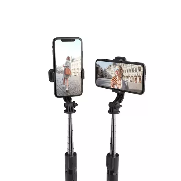 Tech-Protect L02S Bluetooth selfie stick with tripod up to 72cm - black 3