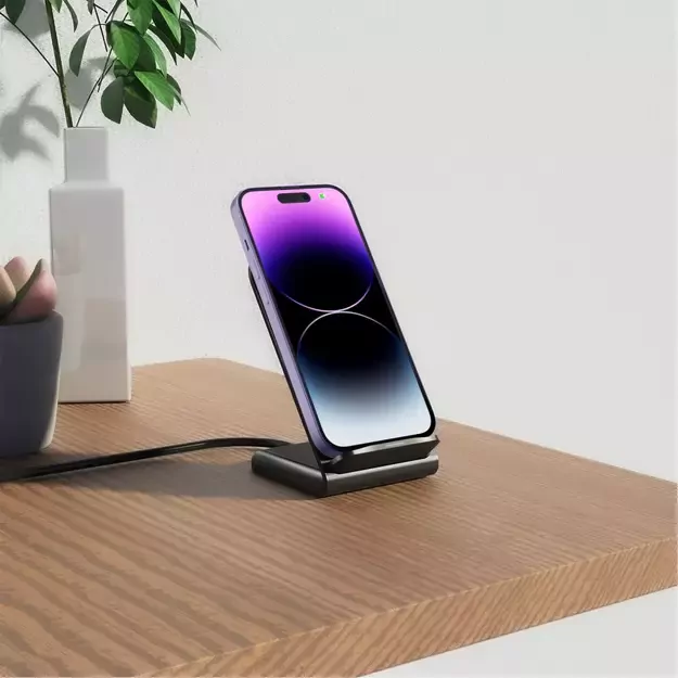 Tech-Protect QI15W-S2 inductive charger 15W in the form of a stand - black 1