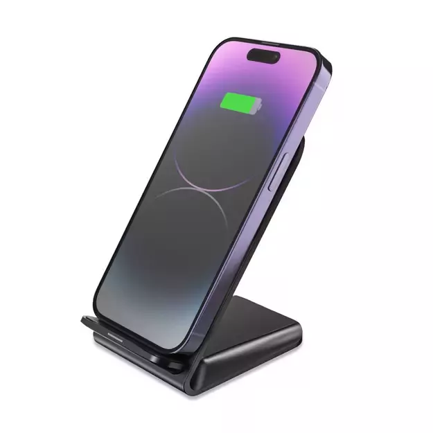 Tech-Protect QI15W-S2 inductive charger 15W in the form of a stand - black 2
