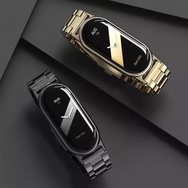 Tech-Protect Stainless Bracelet for Xiaomi Smart Band 8 / 8 NFC - Black 3