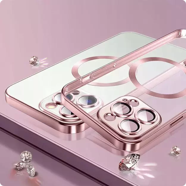 Tech-Protect MagShine Line MagSafe iPhone 13 Case - Pink 4