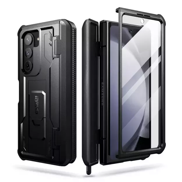 Tech-Protect Kevlar Pro Pen Case for Samsung Galaxy Z Fold 5 - Black