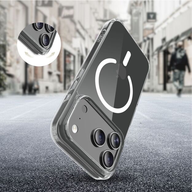 Tech-Protect FlexAir Hybrid MagSafe Case for Google Pixel 10 / 10 Pro - Transparent 3